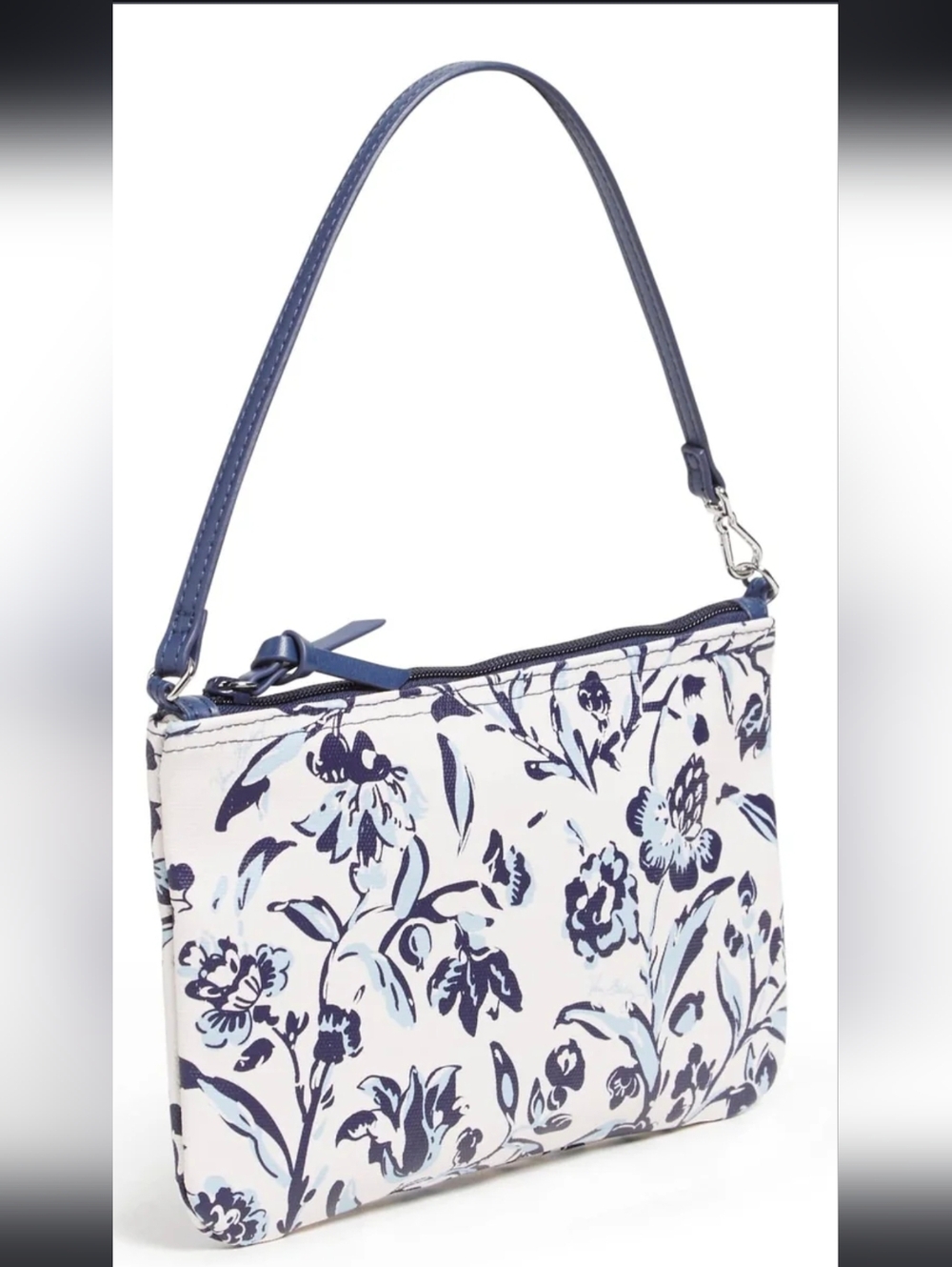 Vera Bradley Convertible Wristlet In Perennially Cream NWT